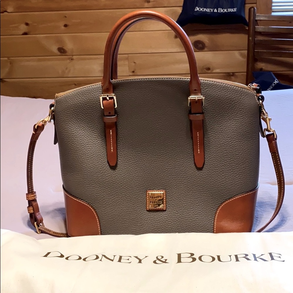 Dooney and Bourke Pebble Grain Domed Satchel